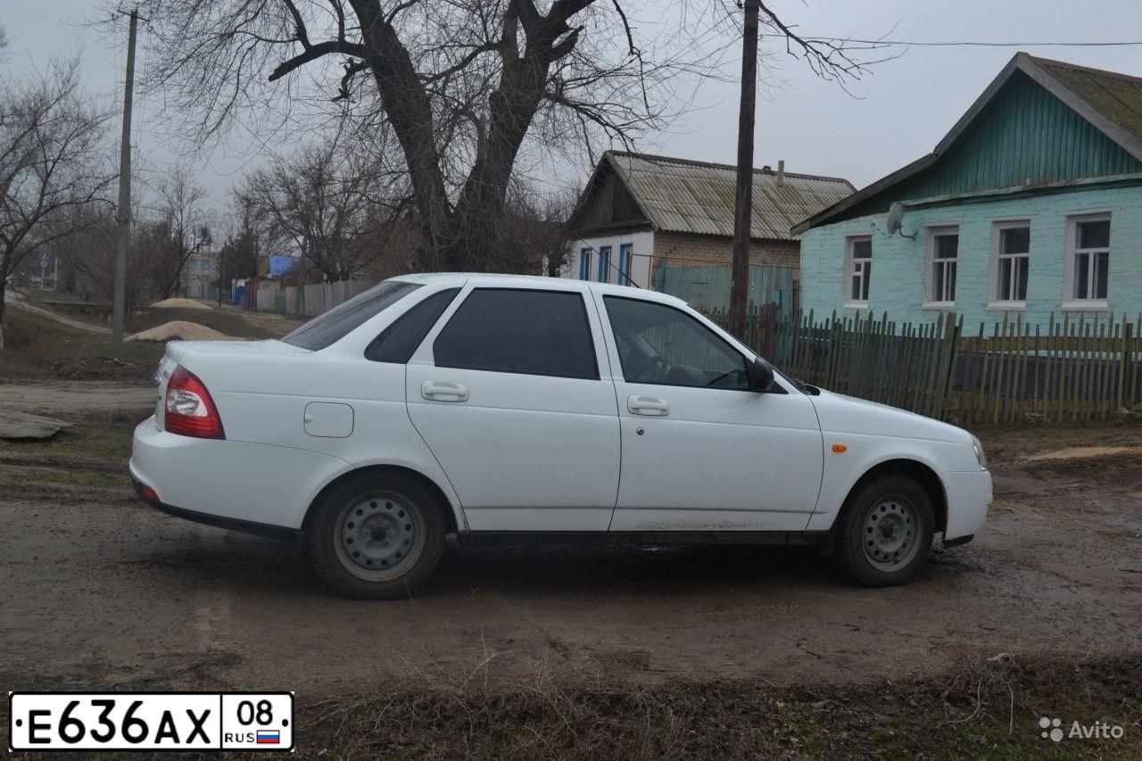 Фото автомобиля LADA 2170 PRIORA, 2014 — госномер Е472РХ95. Цвет: Белый