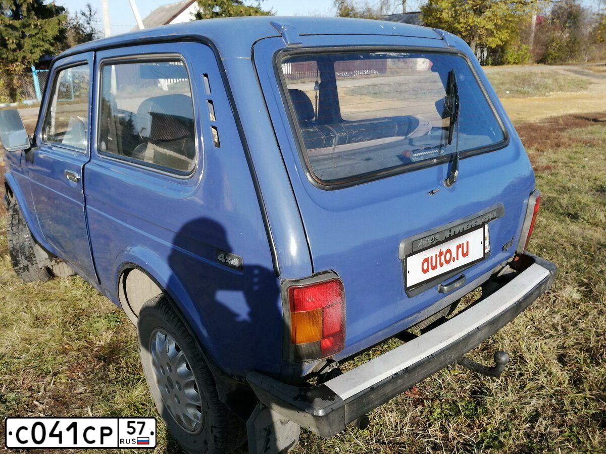 Фото автомобиля LADA 2121 NIVA, 1999 — госномер Н111ТХ32. Цвет: синий