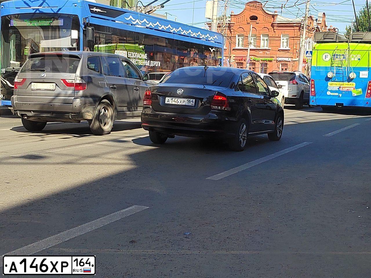 Фото автомобиля ФОЛЬКСВАГЕН ПОЛО, 2018 — госномер А769КО977. Цвет: ЧЕРНЫЙ