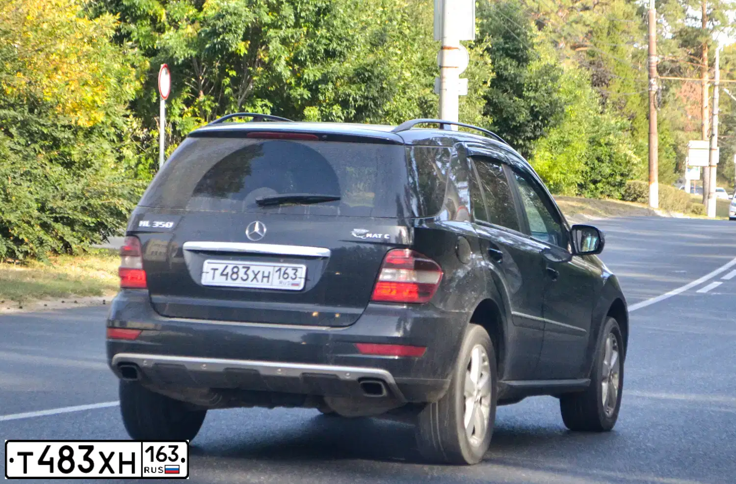 Фото автомобиля MERCEDES M-KLASSE, 2008 — госномер К794УТ198. Цвет: ЧЕРНЫЙ