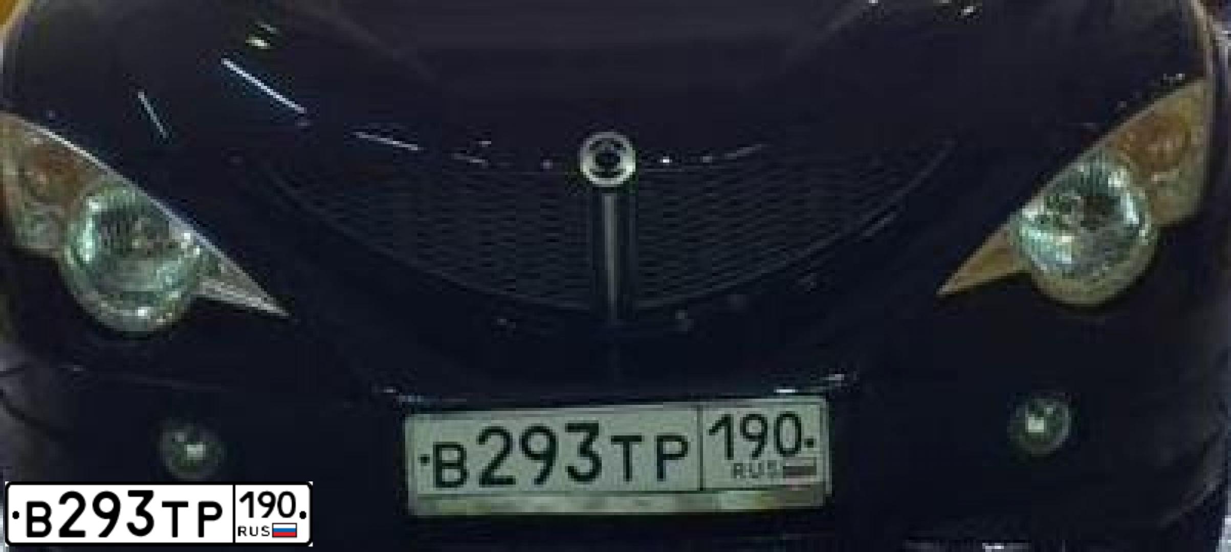 Фото автомобиля SSANGYONG ACTYON SPORTS, 2010 — госномер В293ТР190. Цвет: ЧЕРНЫЙ