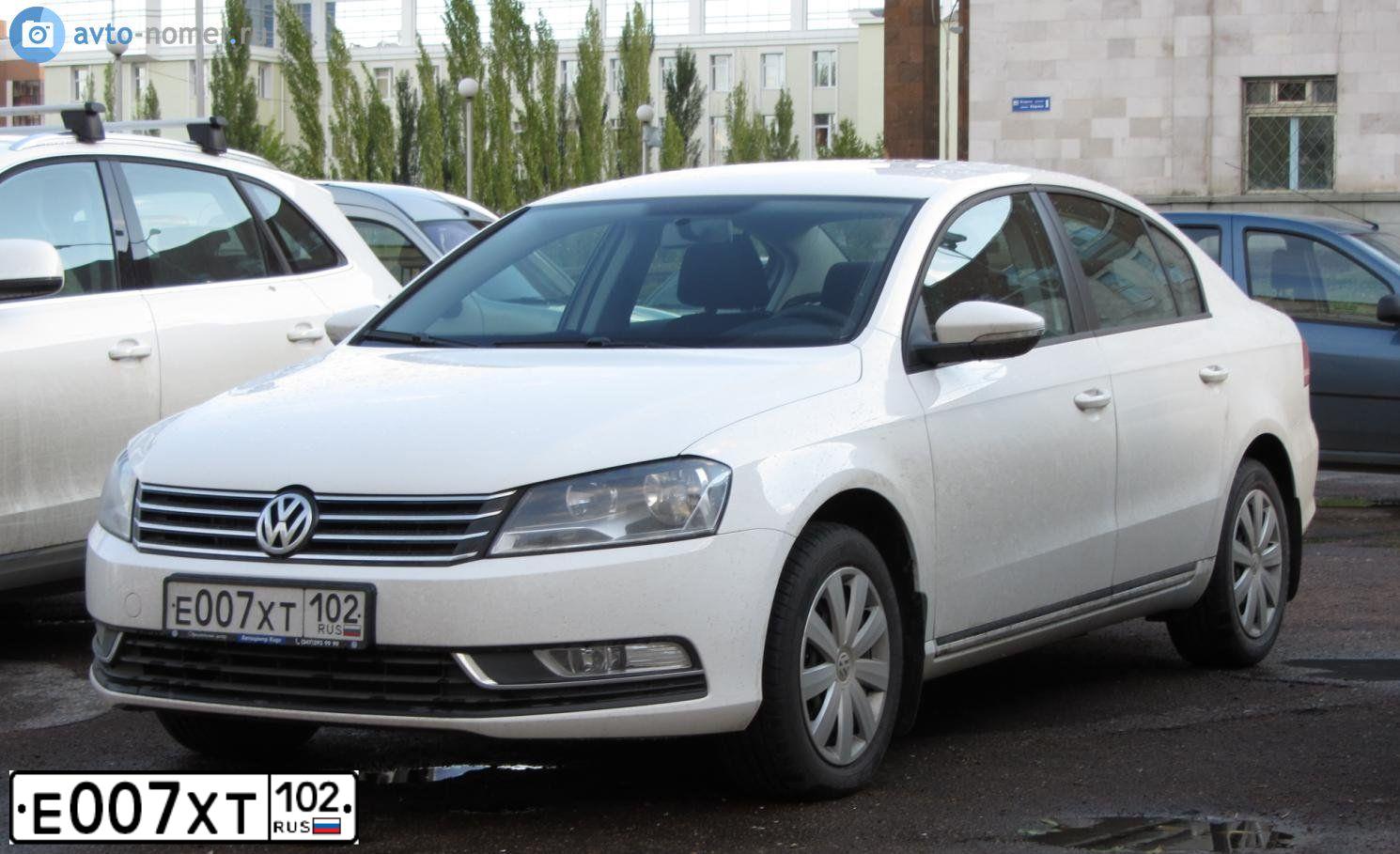 Фото автомобиля VOLKSWAGEN PASSAT, 2008 — госномер А909ВВ102. Цвет: Серо-Синий
