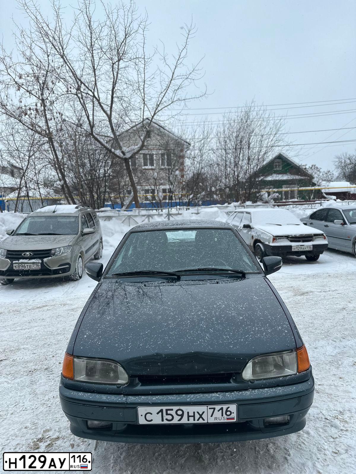 Фото автомобиля LADA 2109 SAMARA, 2001 — госномер Н129АУ116. Цвет: Светло-Серебристый металлик