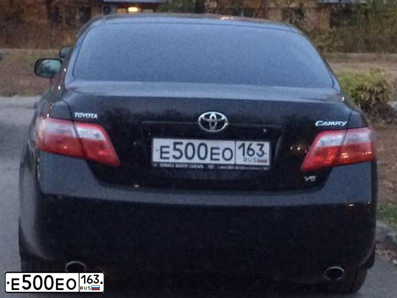 Фото автомобиля TOYOTA CAMRY, 2006 — госномер Н638ТС73. Цвет: ЧЕРНЫЙ