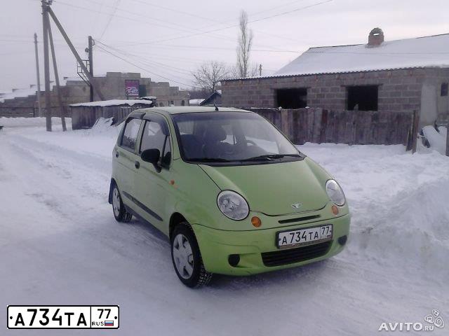 Фото автомобиля DAEWOO MATIZ, 2004 — госномер Н836СН90. Цвет: ЯРКО САЛАТОВЫЙ