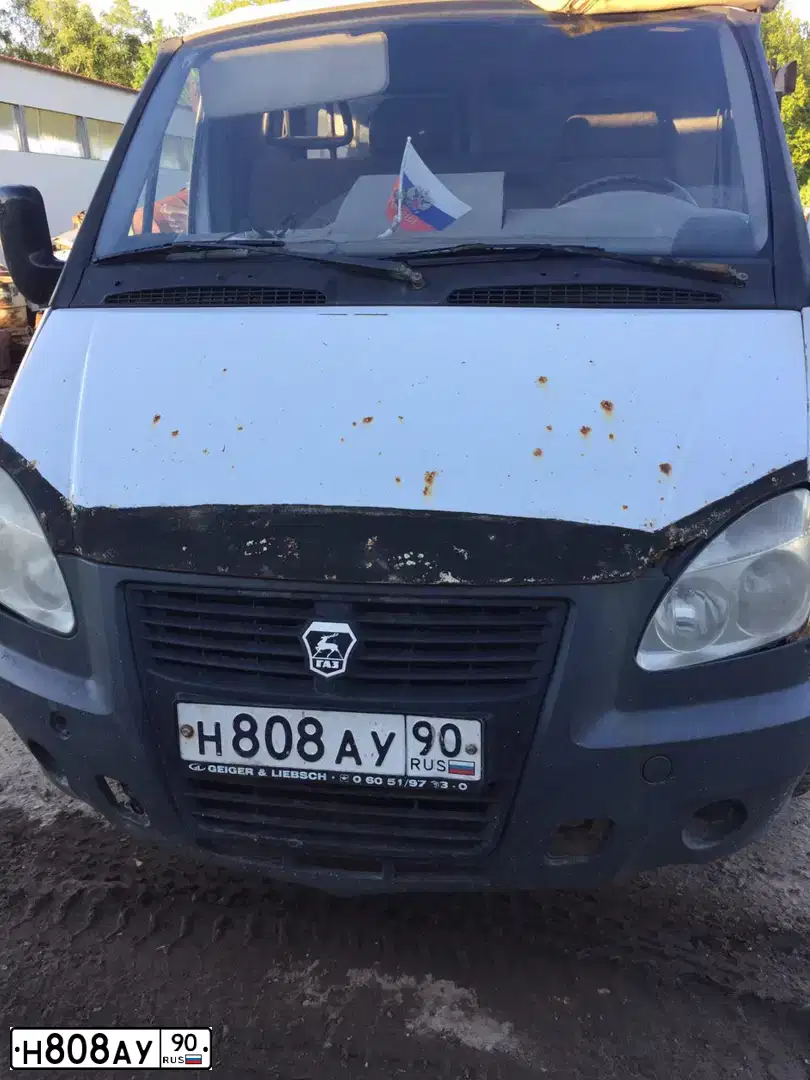 Фото автомобиля GAZ 3302 EL, 2003 — госномер Н808АУ90. Цвет: Белый