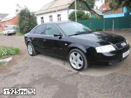 Фото автомобиля AUDI A6, 1999 — госномер Т925РН161. Цвет: ЧЕРНЫЙ