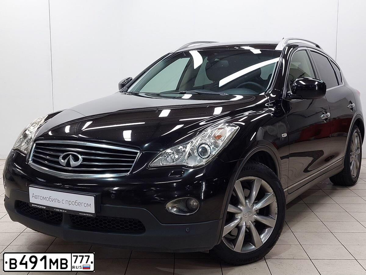 Фото автомобиля INFINITI QX50 /EX/, 2014 — госномер В491МВ777. Цвет: ЧЕРНЫЙ