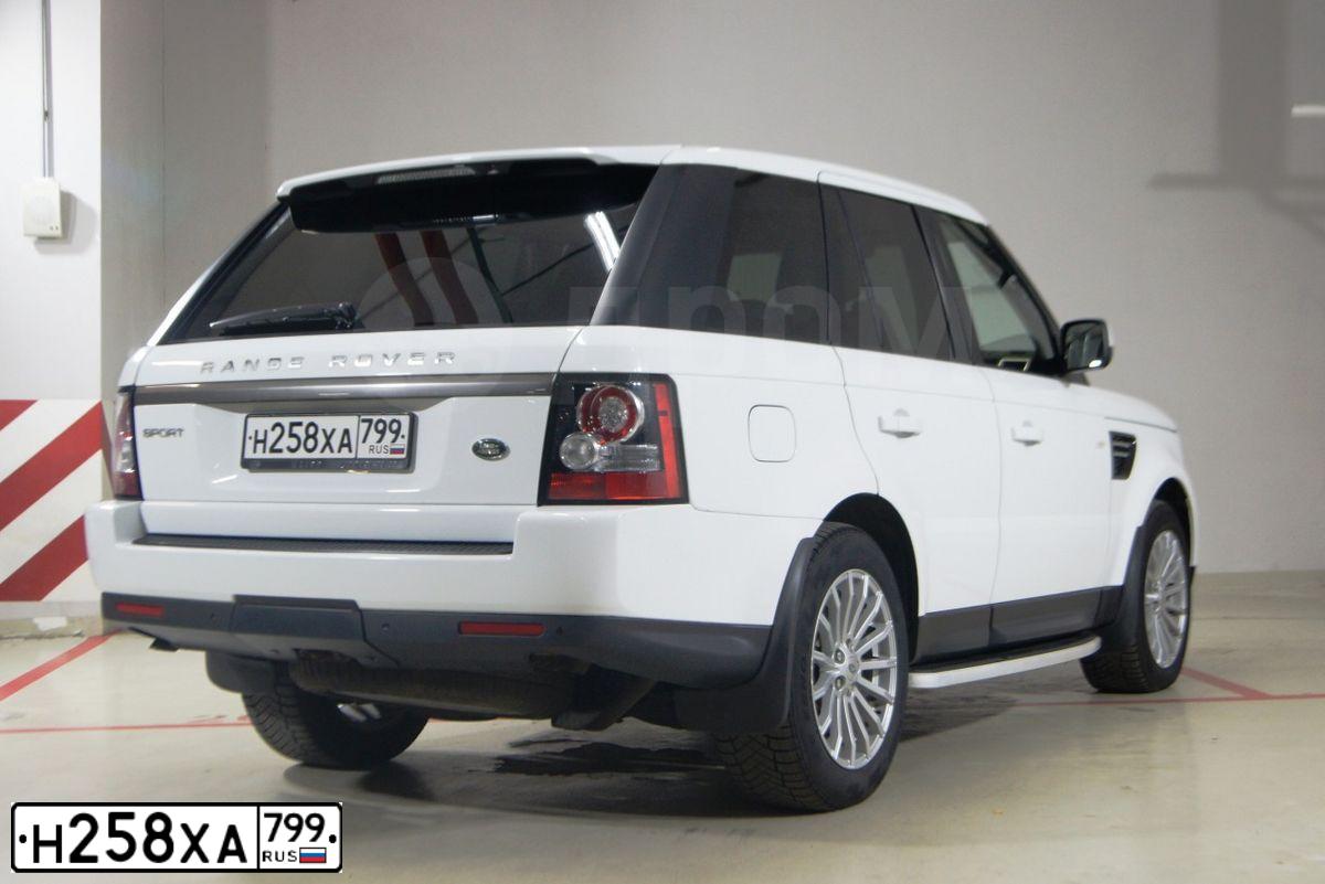 Фото автомобиля LANDROVER RANGE ROVER SPORT, 2012 — госномер М855АА977. Цвет: БЕЛЫЙ ЯРКИЙ