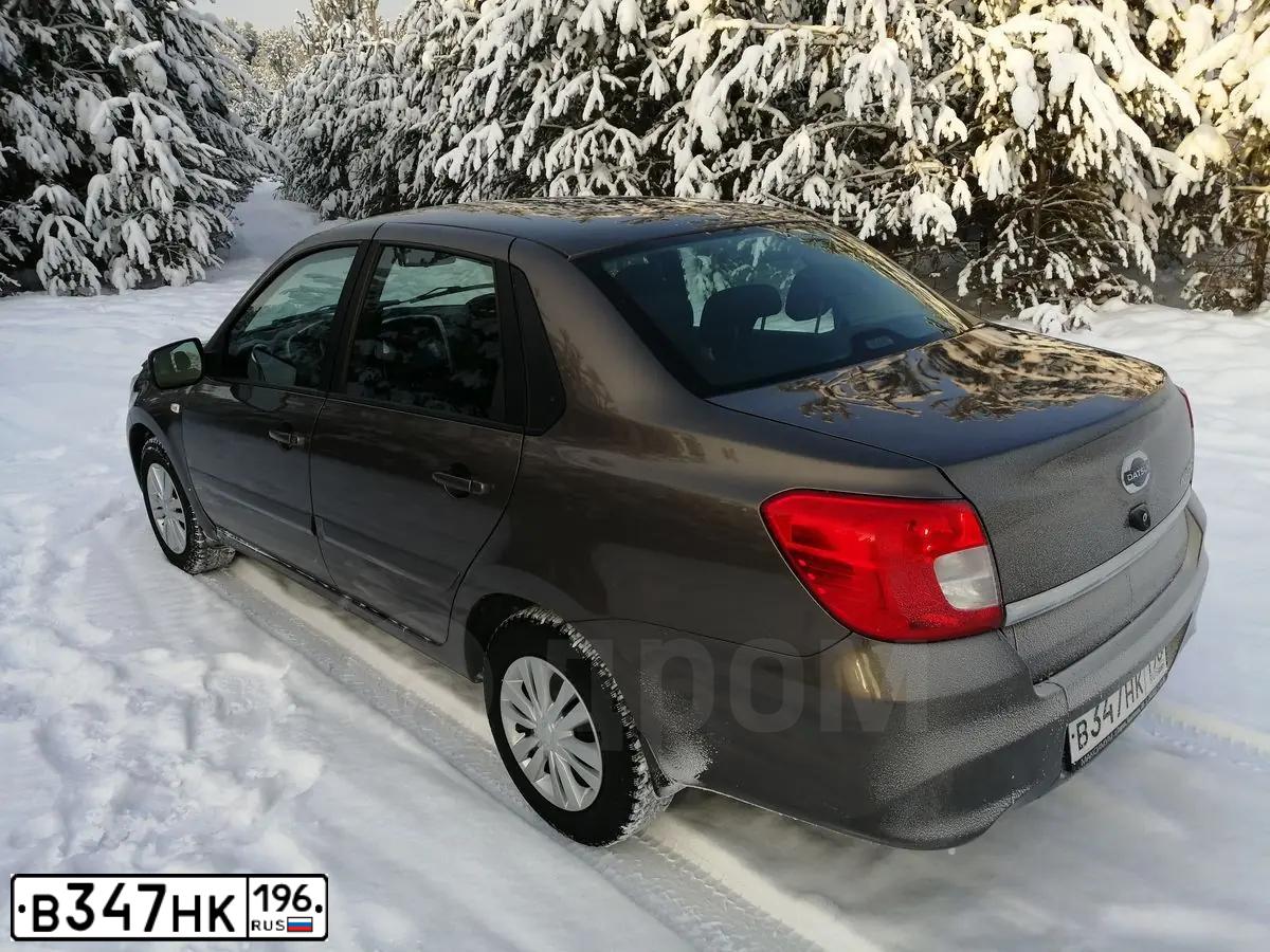Фото автомобиля DATSUN ON-DO, 2016 — госномер В307ВТ323. Цвет: Серый