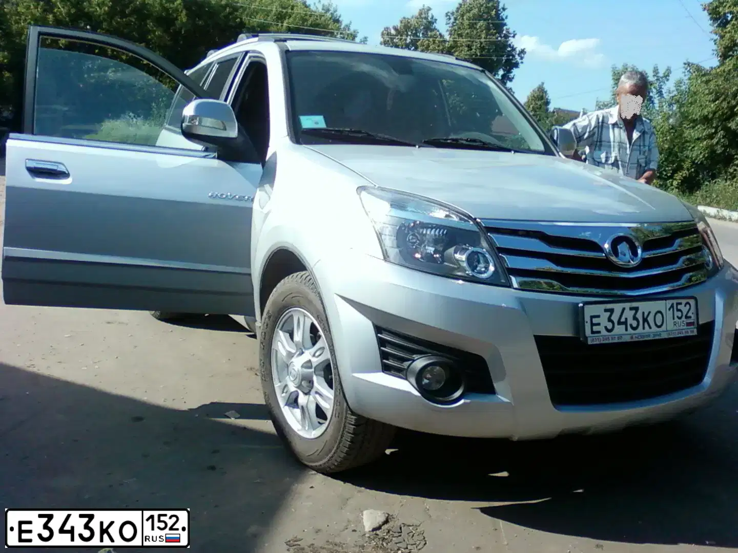 Фото автомобиля GREAT WALL HOVER, 2011 — госномер С387ОУ152. Цвет: СВЕТЛО-СЕРЫЙ