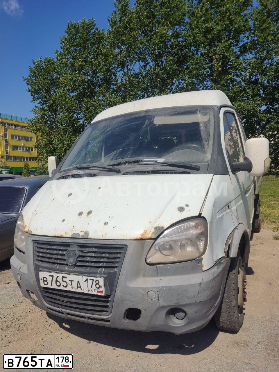 Фото автомобиля GAZ 3302 EL, 2014 — госномер В765ТА178. Цвет: Белый