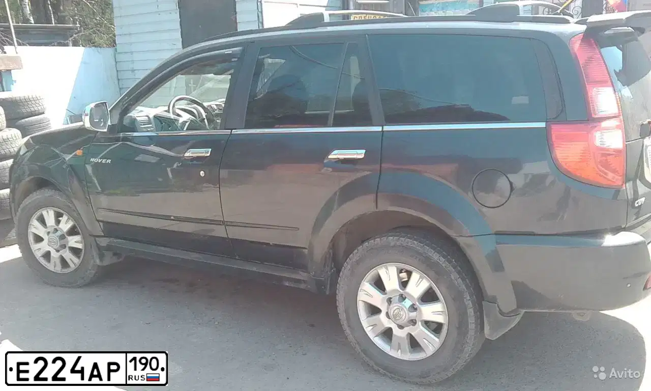 Фото автомобиля GREAT WALL HOVER, 2006 — госномер Р749СУ69. Цвет: ЧЕРНЫЙ