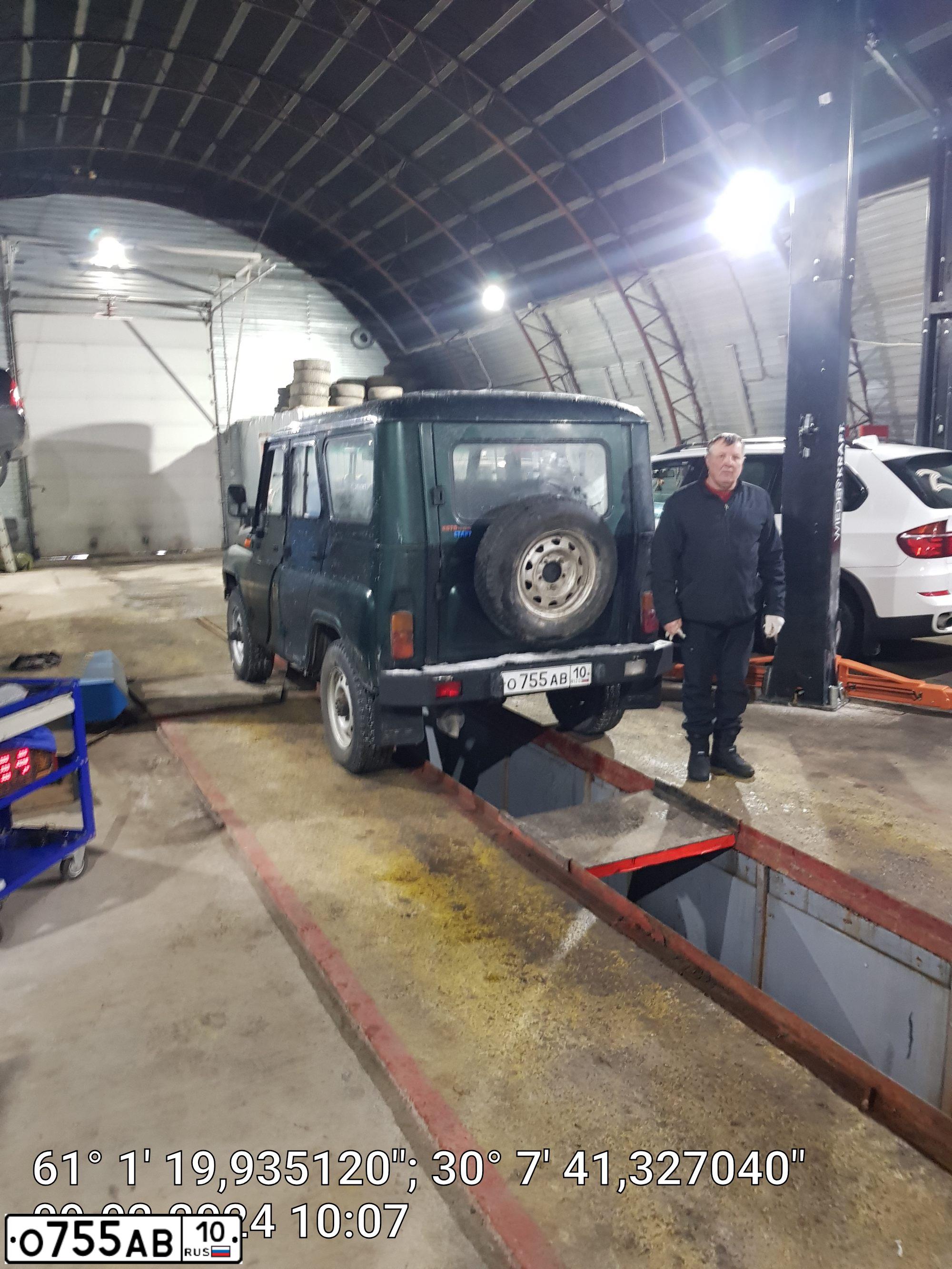 Фото автомобиля UAZ 3151 / HUNTER, 2007 — госномер О755АВ10. Цвет: АМУЛЕТ-МЕТАЛЛИК