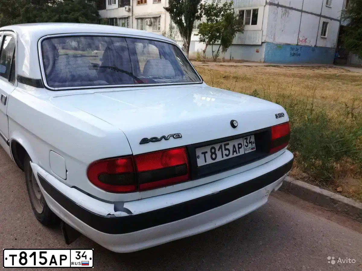 Фото автомобиля GAZ 3110 WOLGA, 2002 — госномер Т815АР34. Цвет: Белый