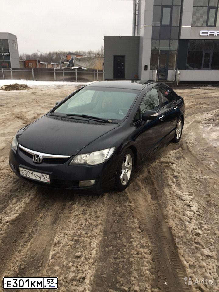 Фото автомобиля HONDA CIVIC, 2008 — госномер Н385КМ21. Цвет: ЧЕРНЫЙ