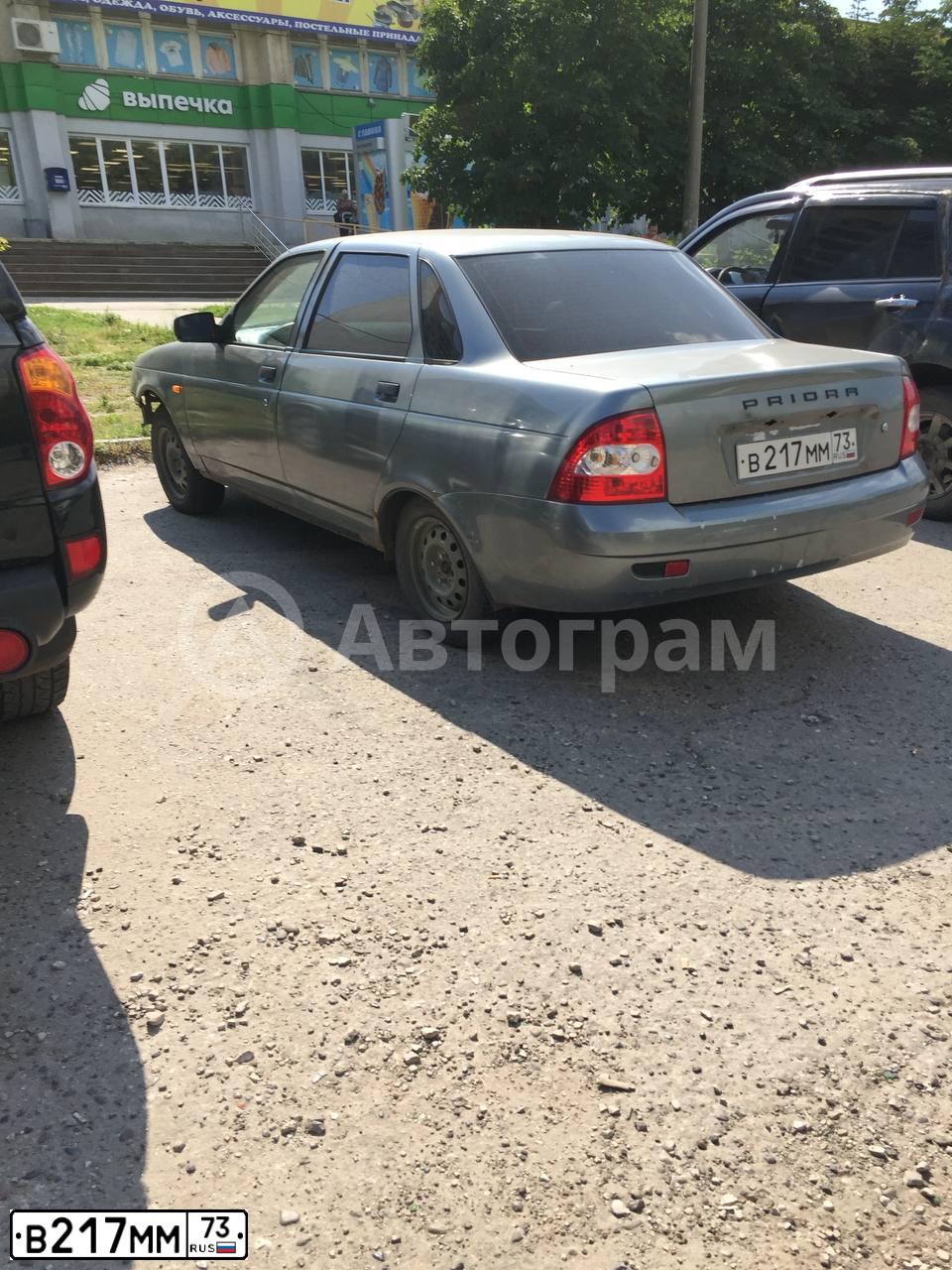 Фото автомобиля LADA PRIORA, 2007 — госномер Н299ЕТ21. Цвет: СРЕДНИЙ СЕРО-ЗЕЛЕНЫЙ МЕТ