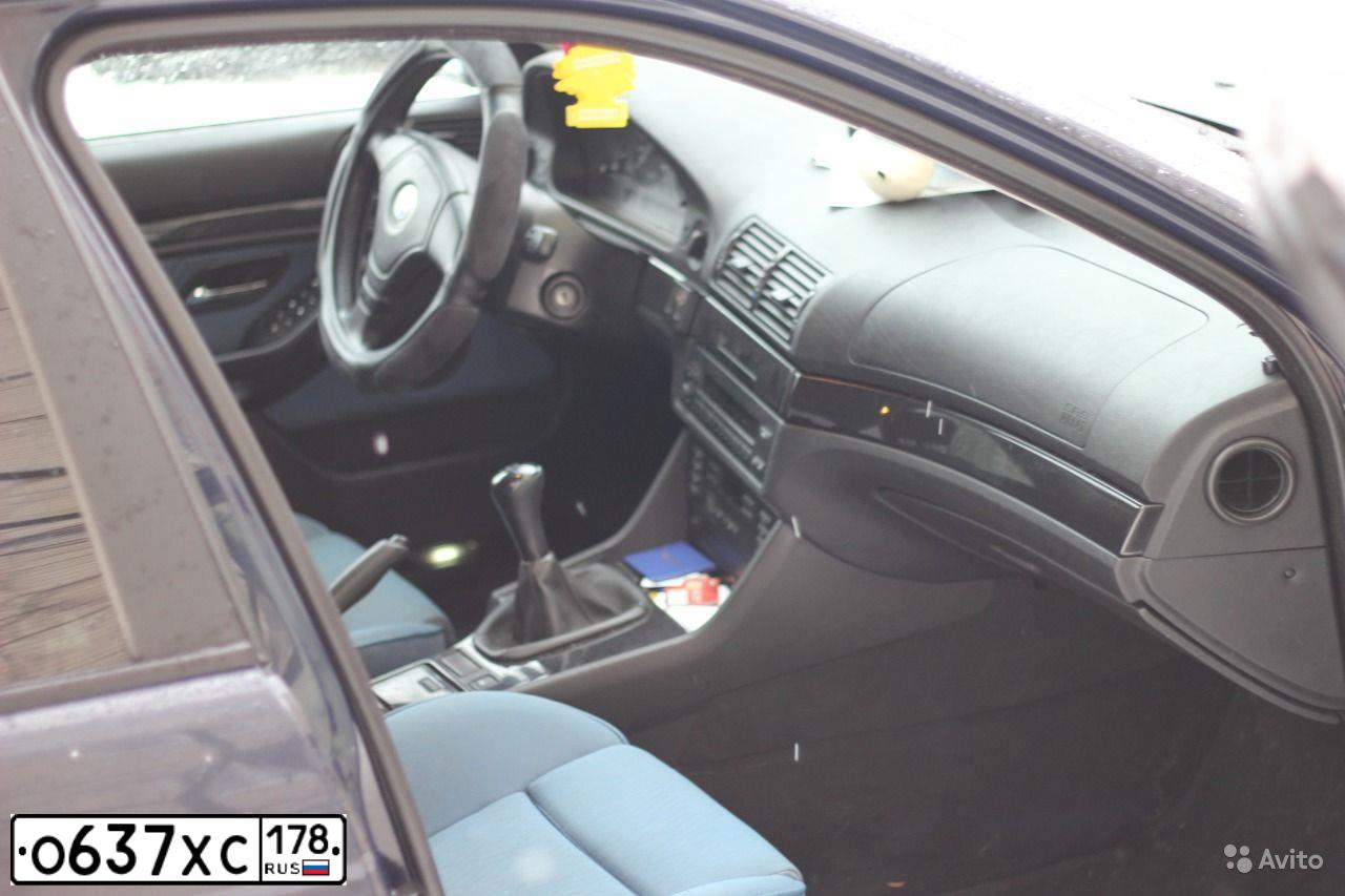 Фото автомобиля BMW 523, 1999 — госномер М613МК35. Цвет: синий