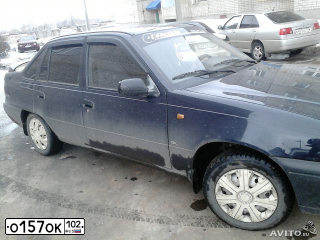 Фото автомобиля DAEWOO NEXIA, 2006 — госномер О157ОК102. Цвет: синий