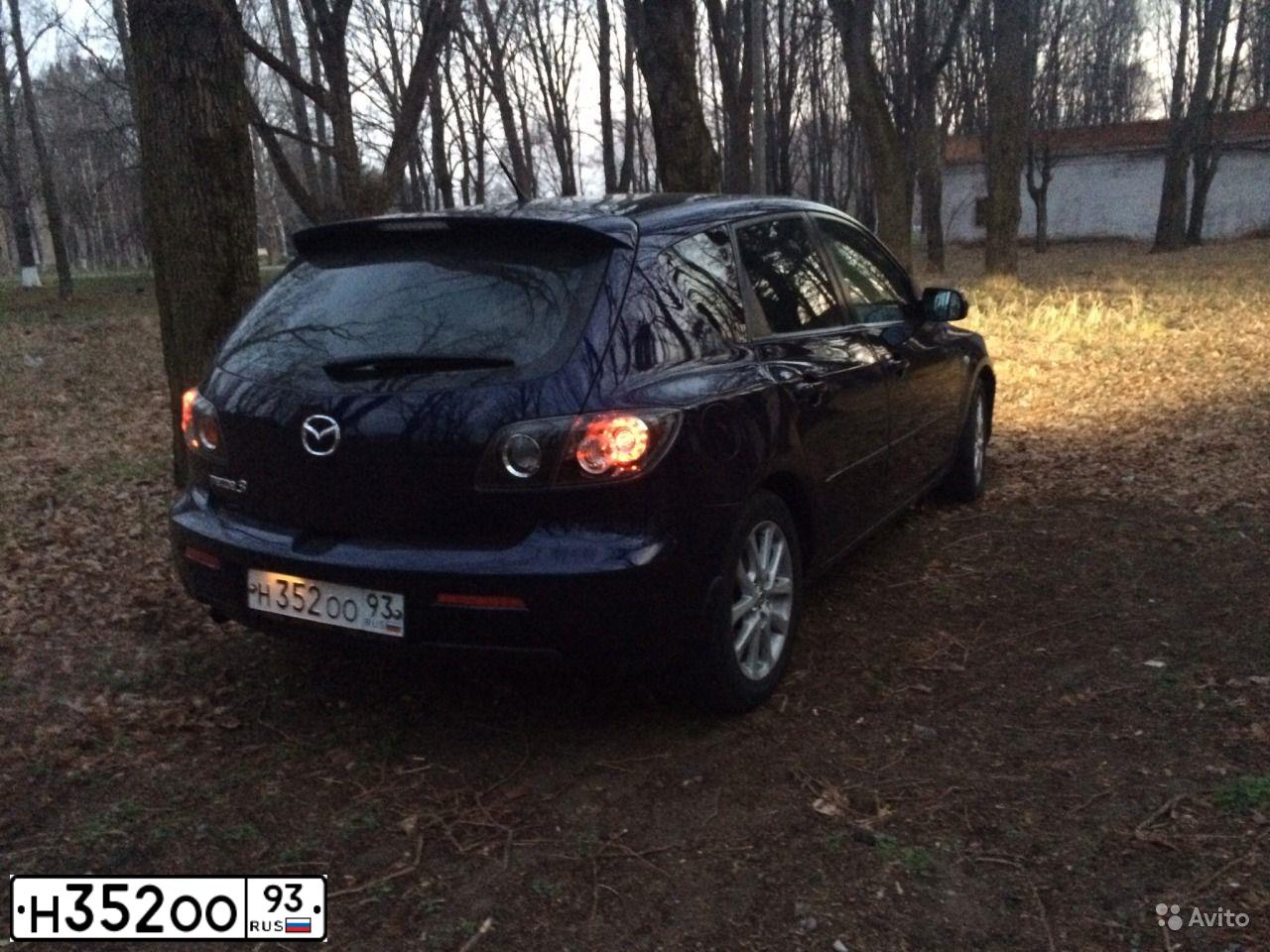 Фото автомобиля MAZDA 3, 2008 — госномер Т678МВ30. Цвет: ТЕМНО-СИНИЙ