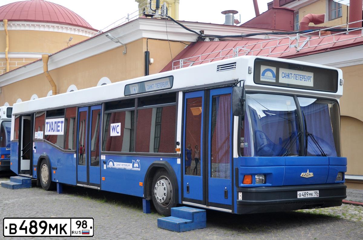 Фото автомобиля MAZ 163 W/M, 2003 — госномер В489МК98. Цвет: СИНИЙ