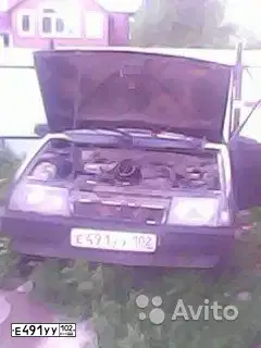 Фото автомобиля LADA 2109 SAMARA, 1999 — госномер Е491УУ102. Цвет: Сине-зеленый