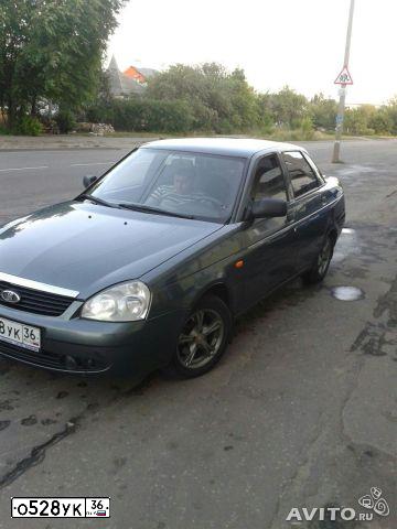 Фото автомобиля LADA 2170 PRIORA, 2008 — госномер О528УК36. Цвет: СЕРО-СИНЕ-ЗЕЛЕНЫЙ