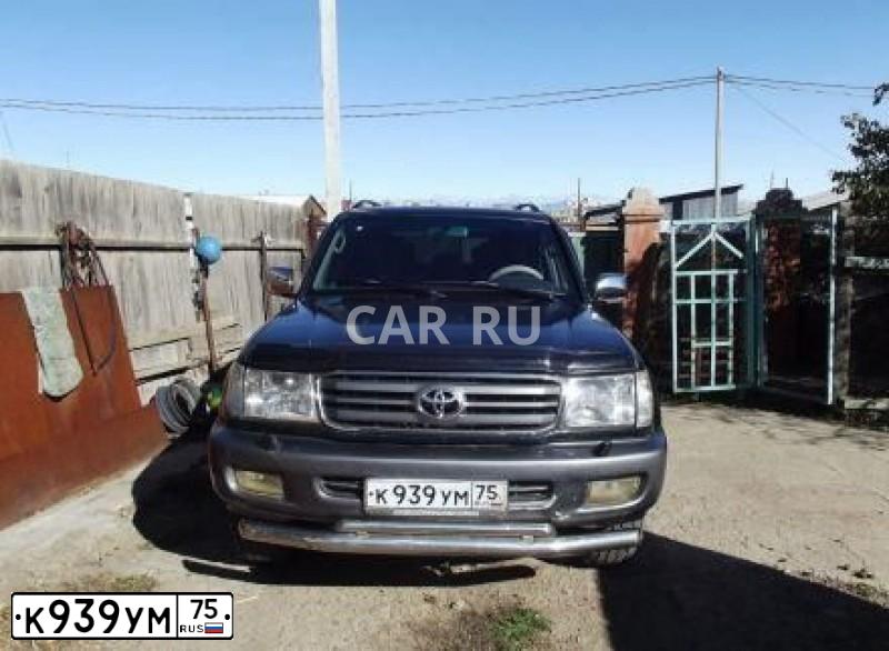 Фото автомобиля TOYOTA LAND CRUISER, 1998 — госномер Х315СВ154. Цвет: ЗЕЛЕНЫЙ