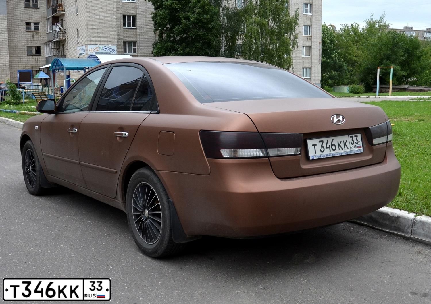 Фото автомобиля ХЕНДЭ NF 2 4 GLS, 2005 — госномер С058МУ152. Цвет: КОРИЧНЕВЫЙ