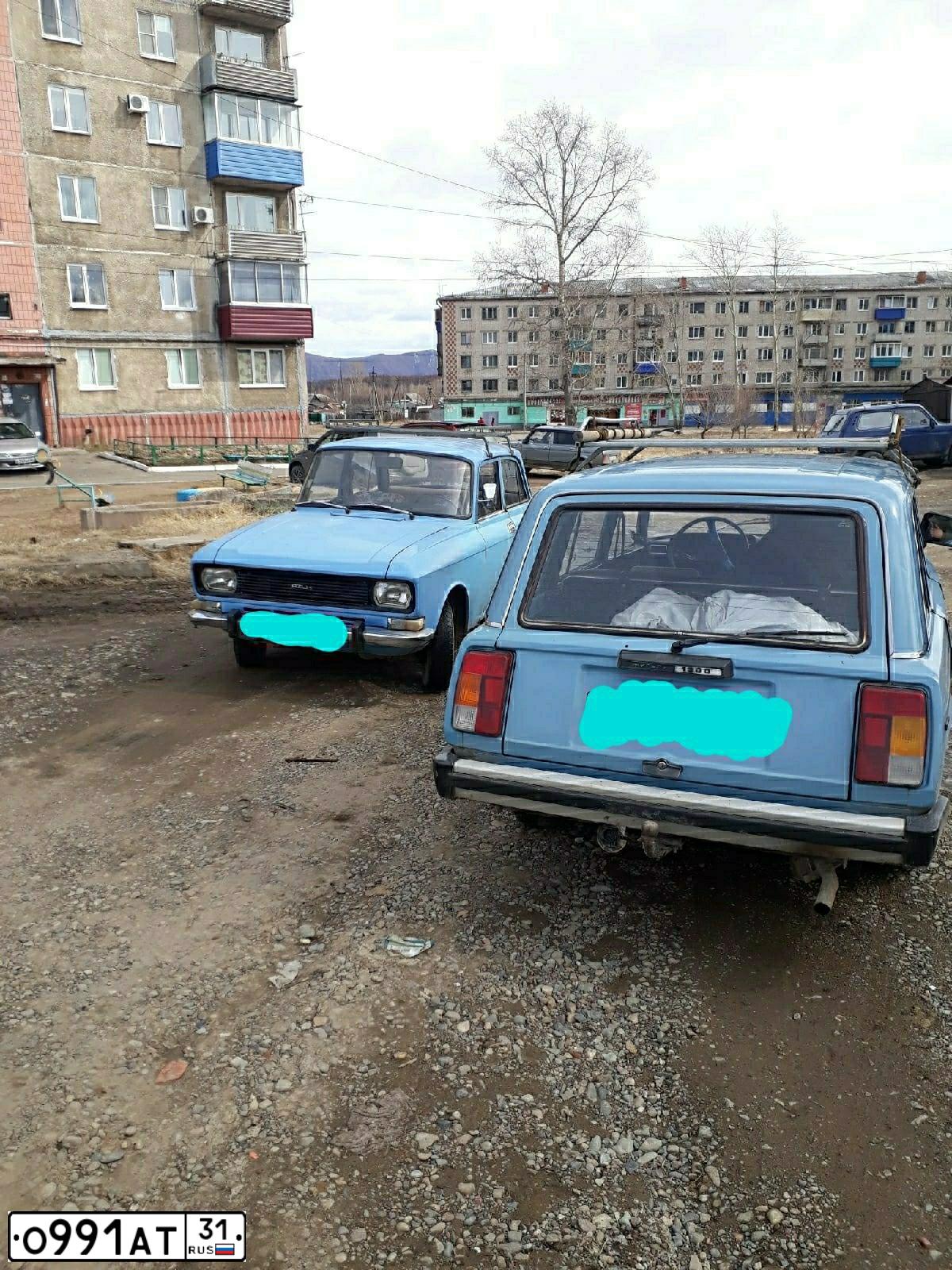 Фото автомобиля LADA 2104, 1987 — госномер О991АТ31. Цвет: ГОЛУБОЙ