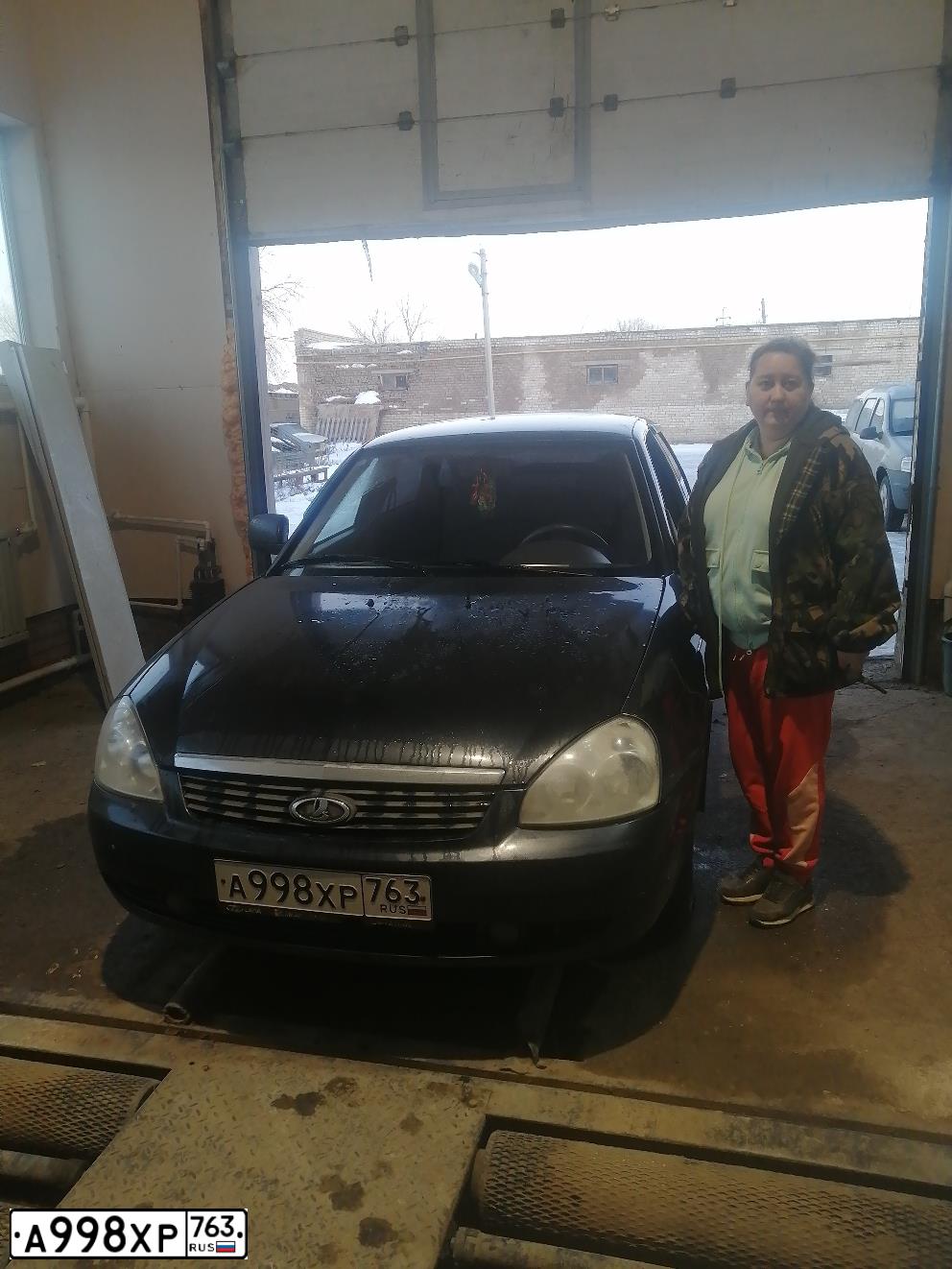 Фото автомобиля LADA 2172 PRIORA, 2008 — госномер А998ХР763. Цвет: ГРАФИТОВЫЙ МЕТАЛЛИК