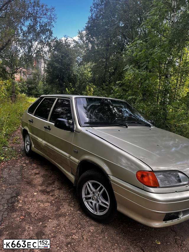 Фото автомобиля LADA 2114 SAMARA, 2005 — госномер К663ЕС152. Цвет: БЕЖЕВЫЙ