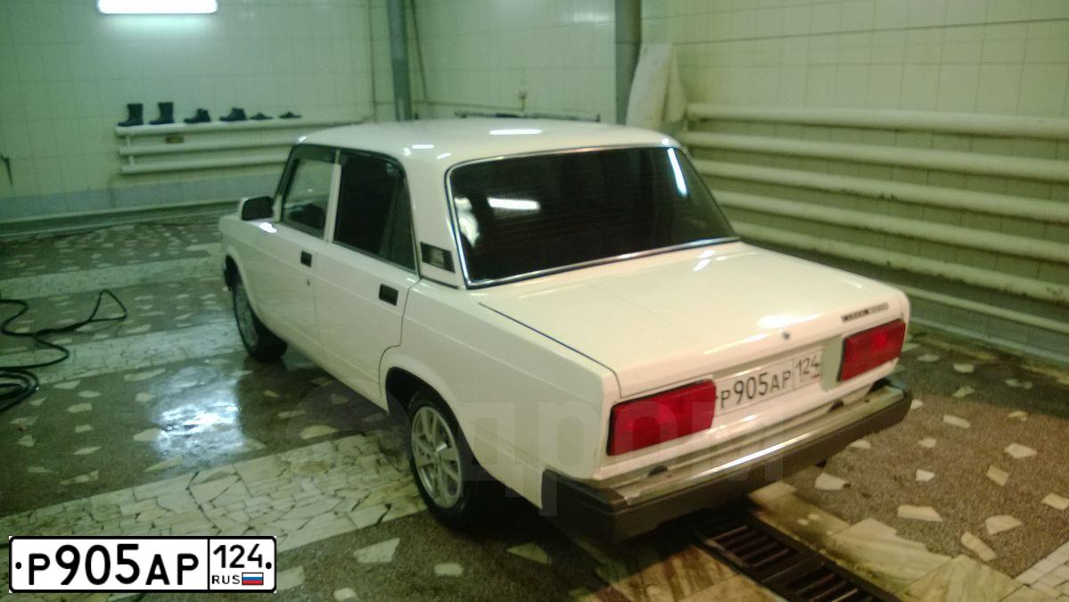 Фото автомобиля LADA 2107, 2010 — госномер Р905АР124. Цвет: БЕЛЫЙ