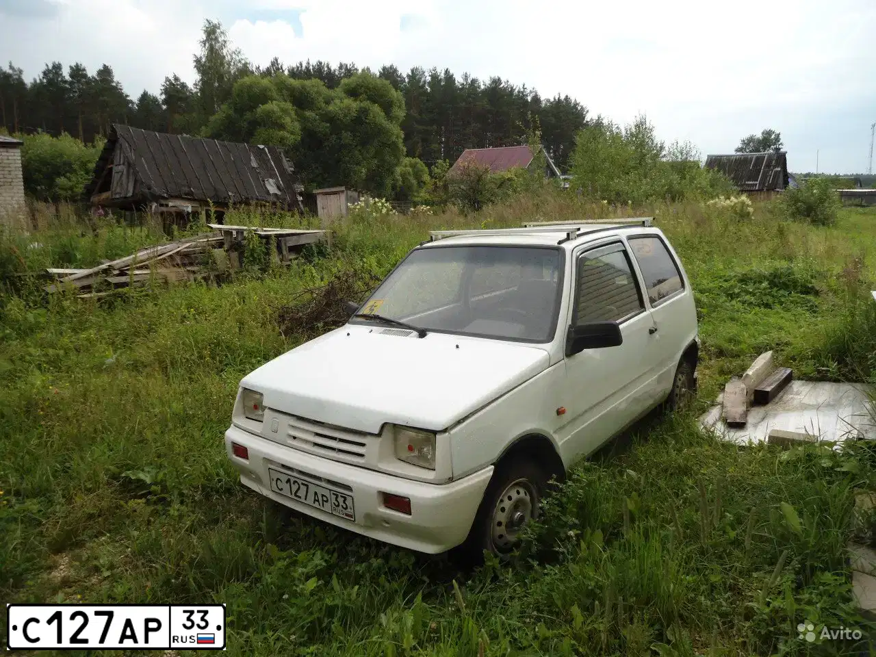 Фото автомобиля SEAZ OKA, 1997 — госномер Р333МВ33. Цвет: СЕРО-БЕЛЫЙ
