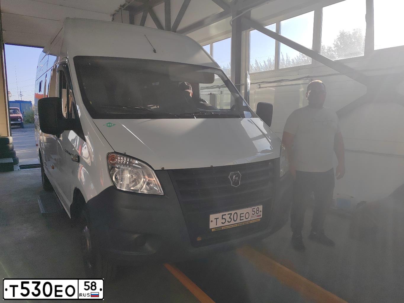 Фото автомобиля GAZ EL NEXT, 2018 — госномер К806СТ13. Цвет: Белый