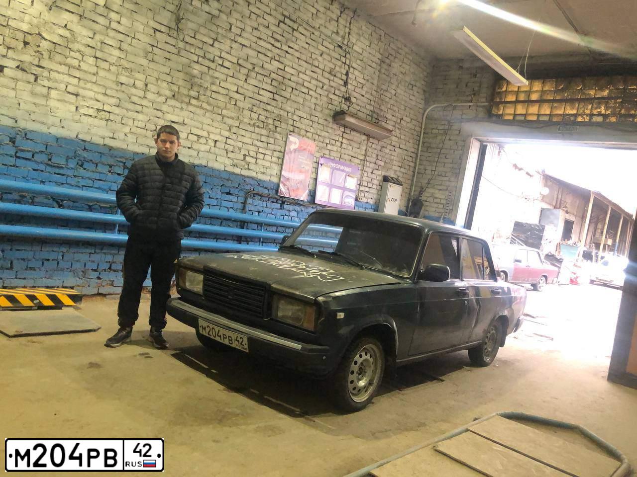 Фото автомобиля LADA 2107, 2006 — госномер О969НУ154. Цвет: СИНЕ-ЗЕЛЕНЫЙ