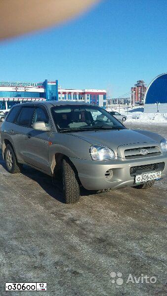 Фото автомобиля TAGAZ SANTA FE CLASSIC, 2008 — госномер О306ОО12. Цвет: СВЕТЛО-БЕЖЕВЫЙ