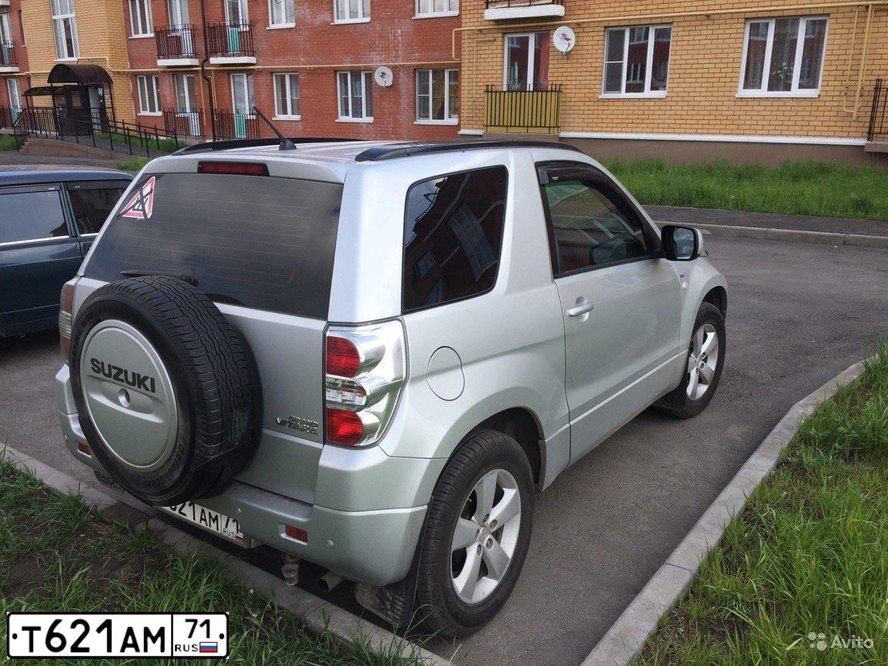 Фото автомобиля SUZUKI /GRAND/ VITARA, 2005 — госномер Т621АМ71. Цвет: СЕРЕБРИСТЫЙ