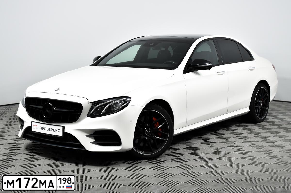 Фото автомобиля MERCEDES E-KLASSE, 2016 — госномер А001ТТ178. Цвет: Белый