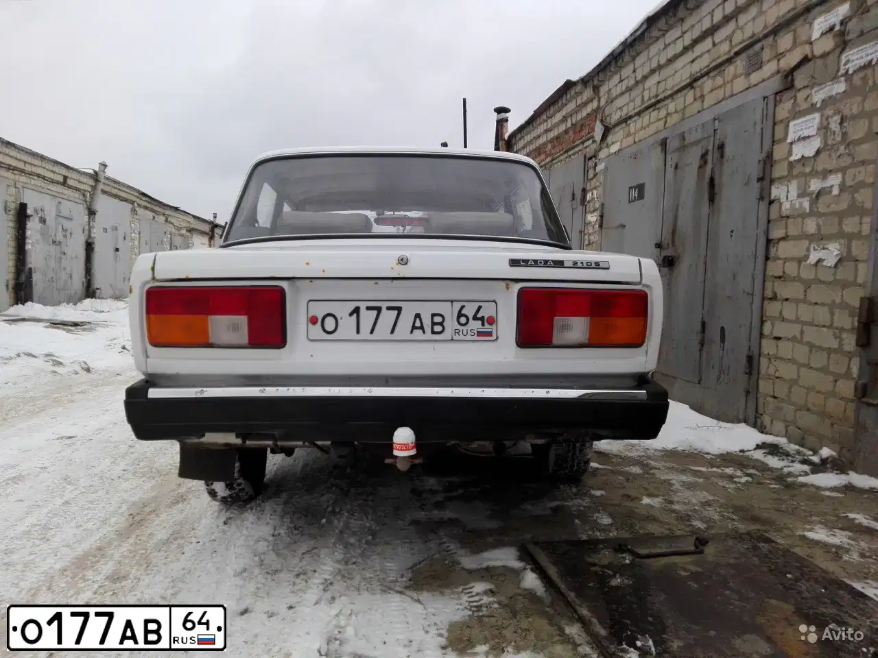 Фото автомобиля LADA 2105 LADA, 2007 — госномер У434ЕУ58. Цвет: ЯРКО БЕЛЫЙ