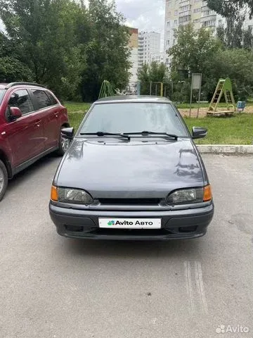 Фото автомобиля LADA 2114 SAMARA, 2013 — госномер Е577ЕВ159. Цвет: серебристо-темно-серый