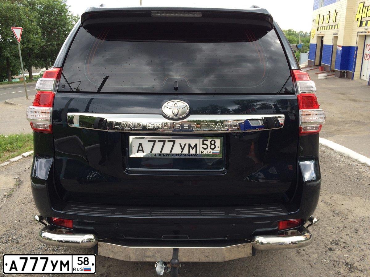 Фото автомобиля TOYOTA CAMRY, 2011 — госномер А777УМ58. Цвет: ЧЕРНЫЙ