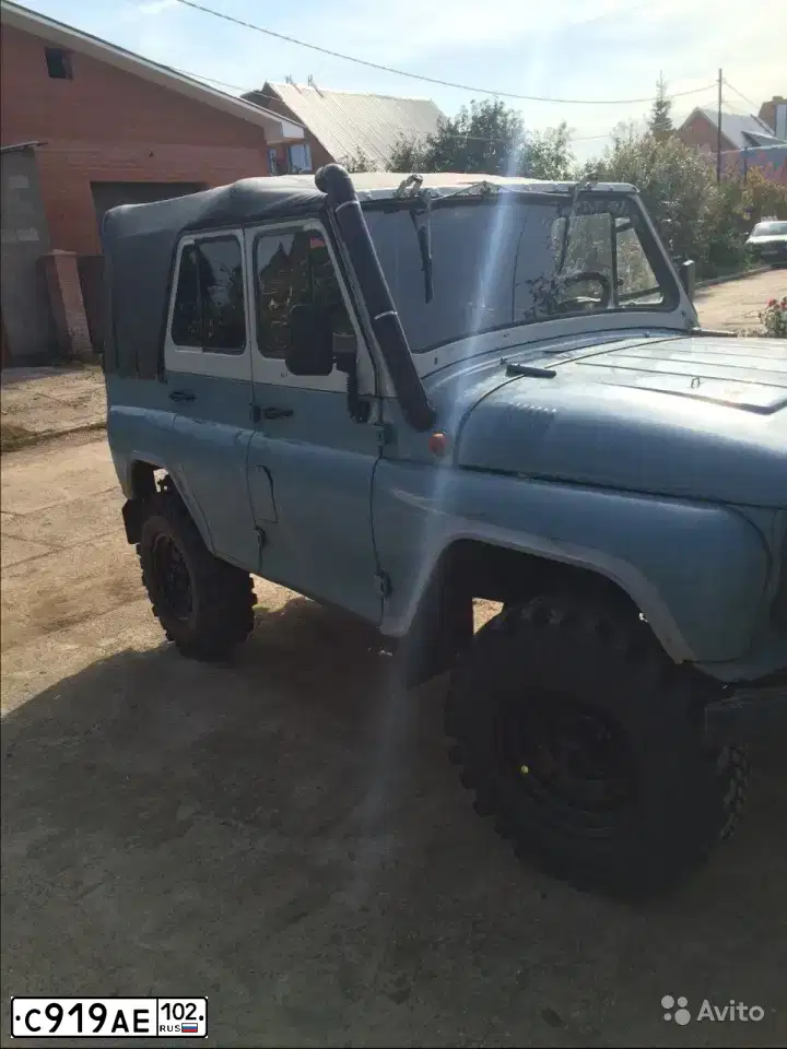 Фото автомобиля UAZ 3151 / HUNTER, 1995 — госномер С919АЕ102. Цвет: СЕРО-ГОЛУБОЙ