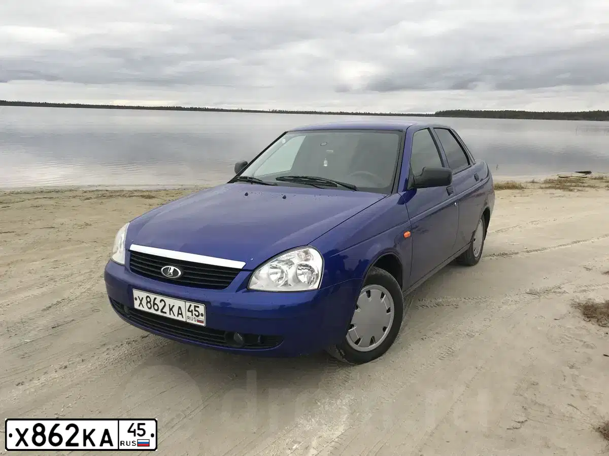 Фото автомобиля LADA 2170 PRIORA, 2011 — госномер С916ЕС89. Цвет: синий