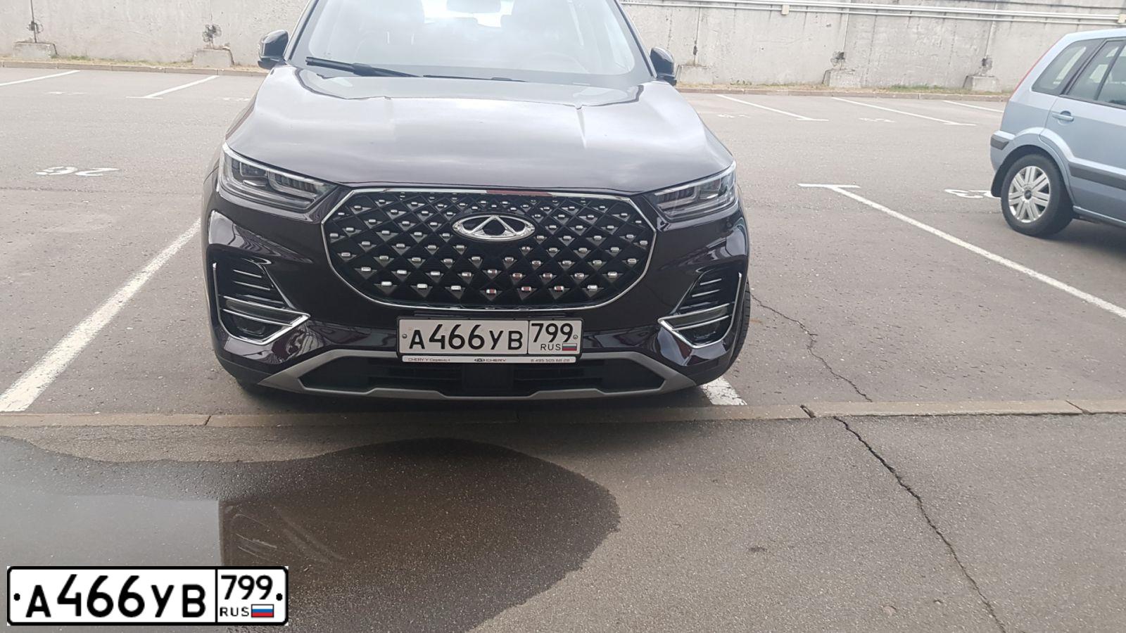 Фото автомобиля CHERY TIGGO8 PRO, 2021 — госномер А466УВ799. Цвет: ФИОЛЕТОВЫЙ