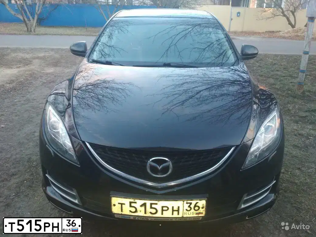 Фото автомобиля MAZDA 6, 2008 — госномер Х231ВК136. Цвет: ЧЕРНЫЙ