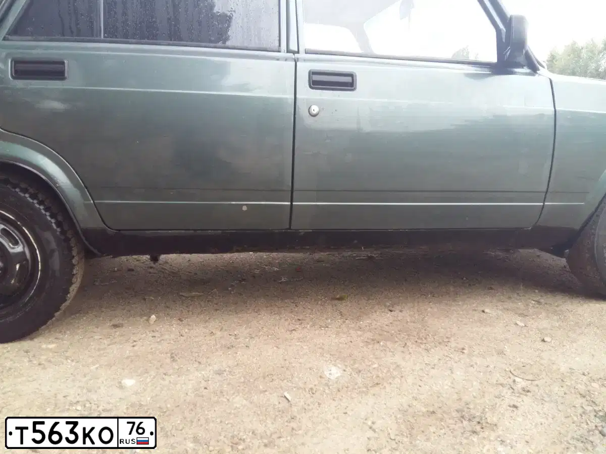 Фото автомобиля LADA 2107, 2010 — госномер Т563КО76. Цвет: Сине-зеленый