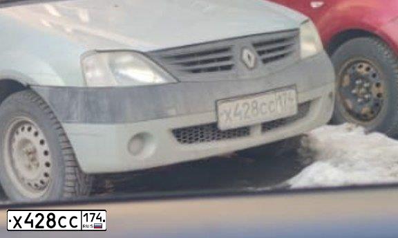 Фото автомобиля RENAULT T LOGAN, 2006 — госномер Х428СС174