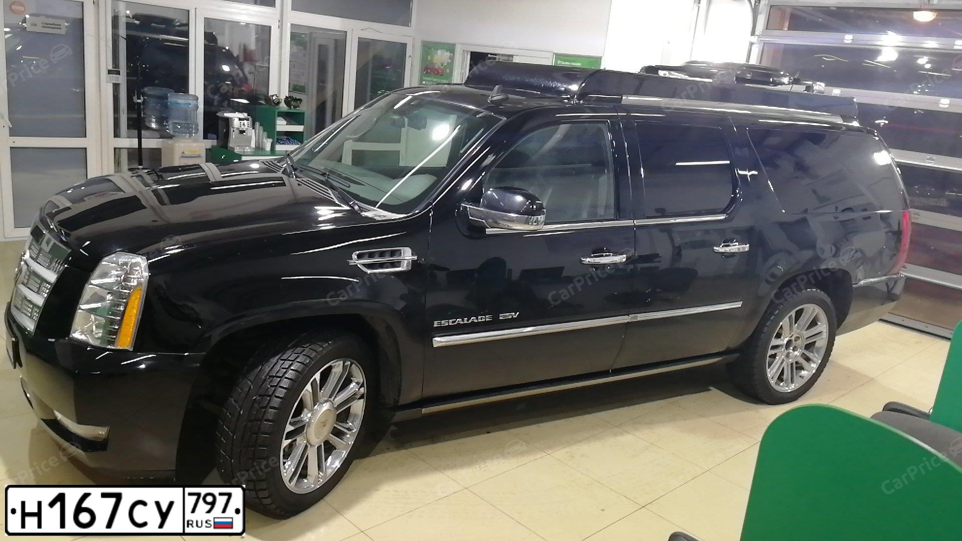 Фото автомобиля CADILLAC ESCALADE, 2011 — госномер Н167СУ797. Цвет: ЧЕРНЫЙ