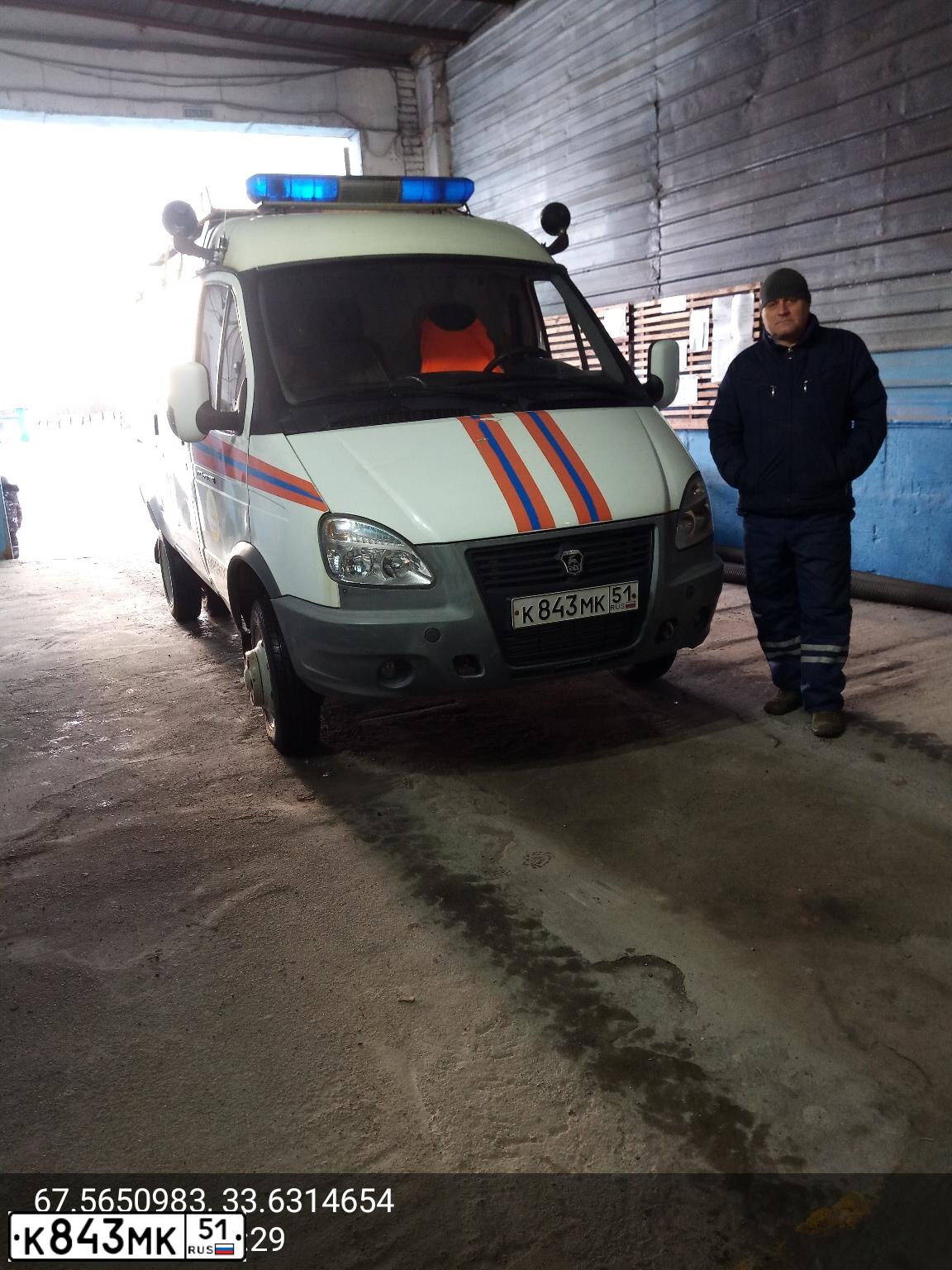 Фото автомобиля GAZ 2705 EL, 2012 — госномер К843МК51. Цвет: ПО ГОСТ Р 50574-2002